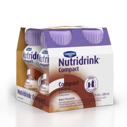Nutridrink Compact Chocolate com 4 unidades de 125ml - Danone Nutridrink Compact Chocolate com 4 unidades de 125ml - Danone