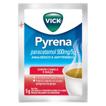 Vick Pyrena Pó Canela e Maça 500mg Envelope 5G - P&G