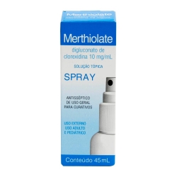 Merthiolate Spray - Contém 45ml. Mantecorp Merthiolate Spray - Contém 45ml. Mantecorp