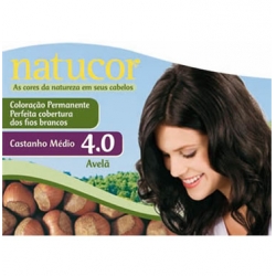 Tintura Natucor Pó 4.0 Avelã. Embelleze