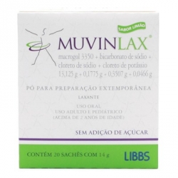Muvinlax  - Contém 20 Sachês. Libbs Muvinlax  - Contém 20 Sachês. Libbs