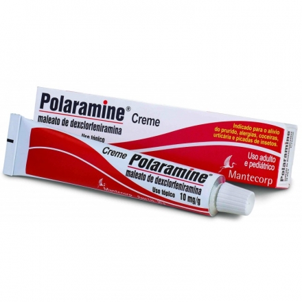 Polaramine Creme - Contém 30g. Mantecorp