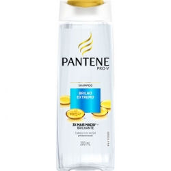 Shampoo Pantene Brilho Extremo - Contém 200ml. Procter