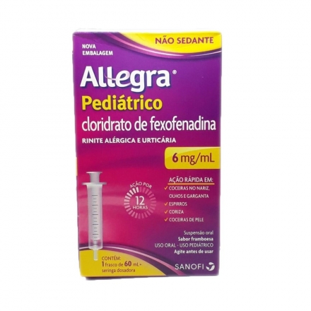 Allegra Susp 6 mg/ml 60ml