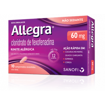 Allegra 60mg 10cpr rev Allegra 60mg 10cpr rev