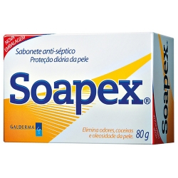 Soapex Sabonete Antisséptico Proteção Diária - Contém 80g. Galderma Soapex Sabonete Antisséptico Proteção Diária - Contém 80g. Galderma