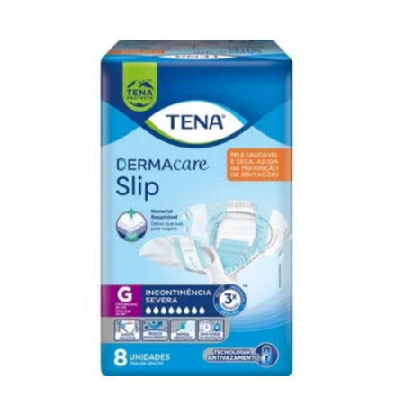 Fralda Geriátrica Tena Dermacare Slip G 8UN