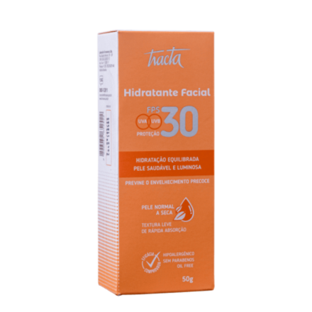 Hidrat Facial Tracta Pele Normal a Seca FPS30 50G