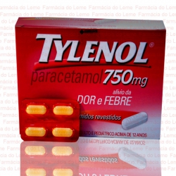 Tylenol 750mg - Contém 4 Comprimidos. Johnson Tylenol 750mg - Contém 4 Comprimidos. Johnson