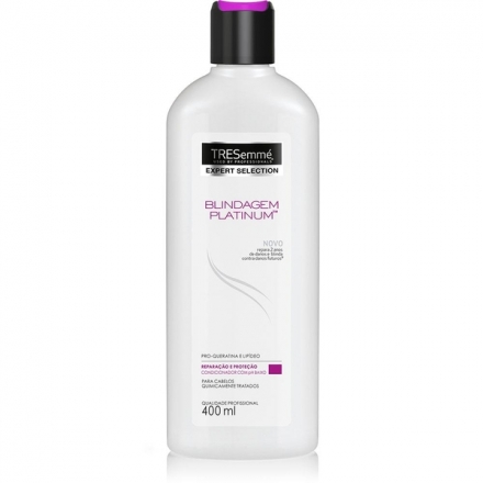 Condicionador Tresemmé Blindagem Platinum - Contém 400ml. Unilever