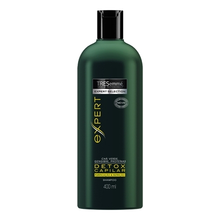 Shampoo Tresemmé Detox Capilar - Contém  400ml. Unilever