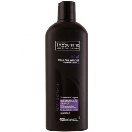 Shampoo Tresemmé Reconstrução e Força - Contém 400ml. Unilever