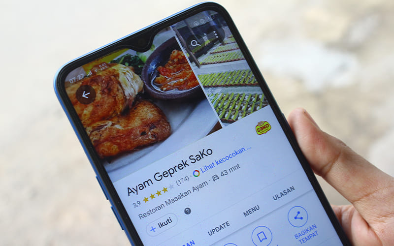 El truco del “Mapa de restaurantes para locales”