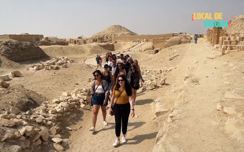 Saqqara as melhores pirâmides do Egito
