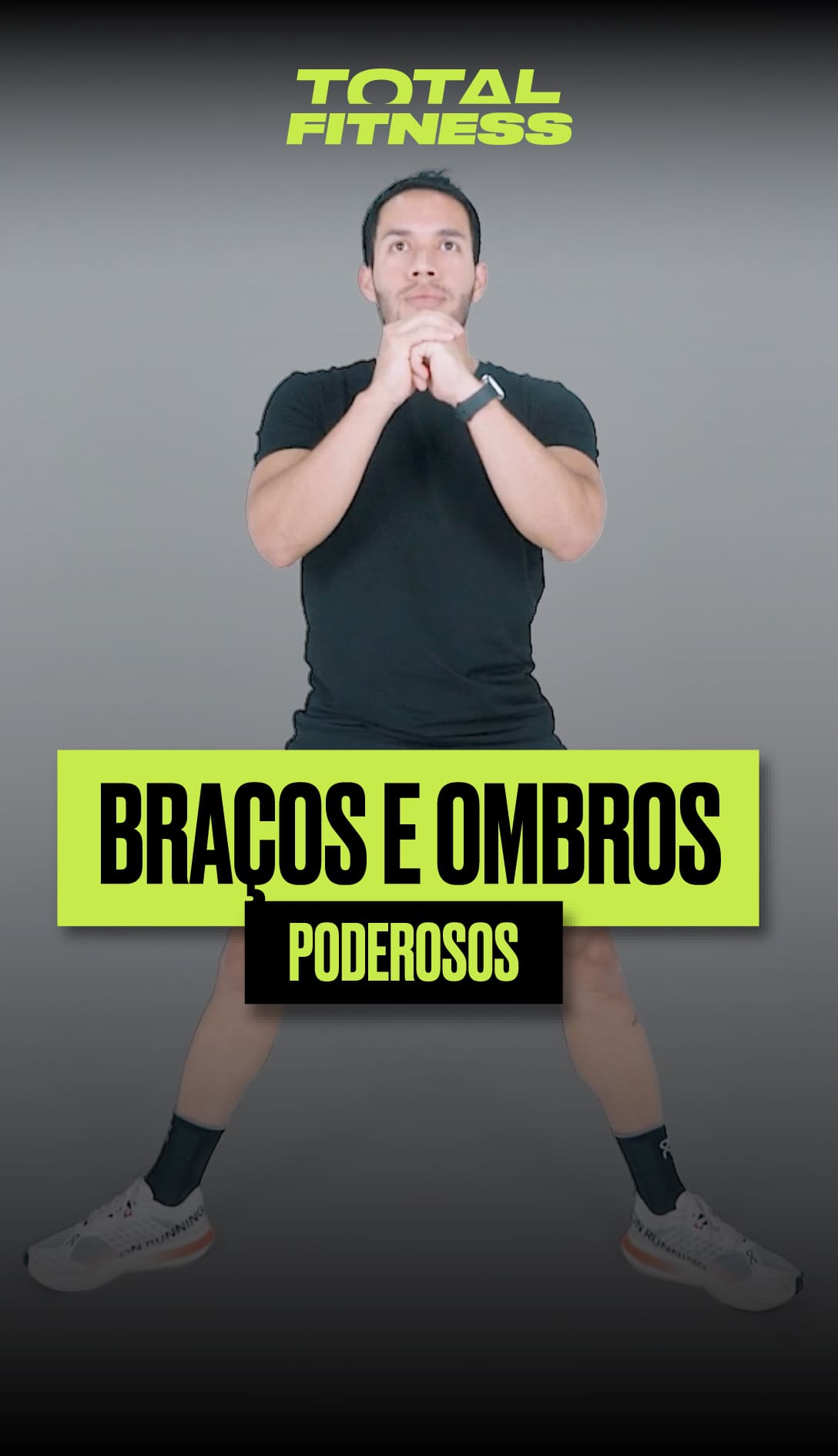 Braços e ombros poderosos