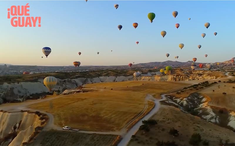 Volar en globo en Cappadocia