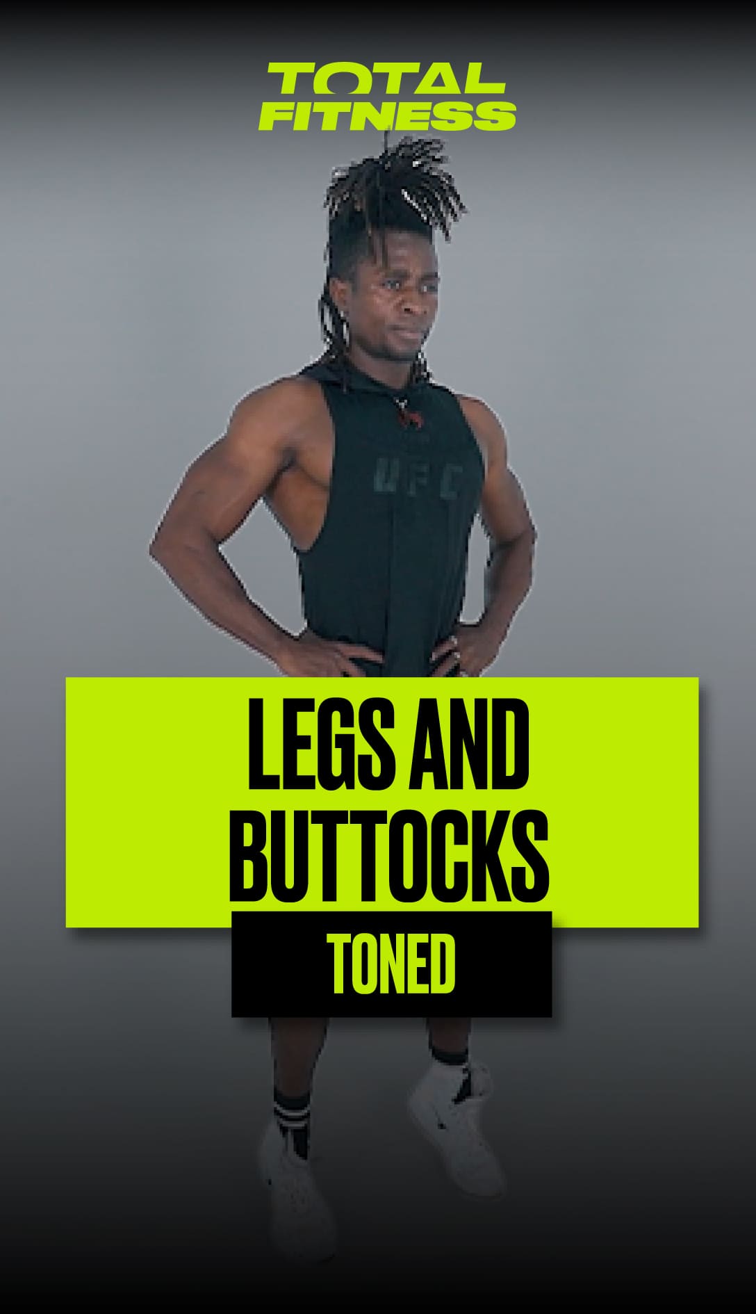 Toned legs and buttocks