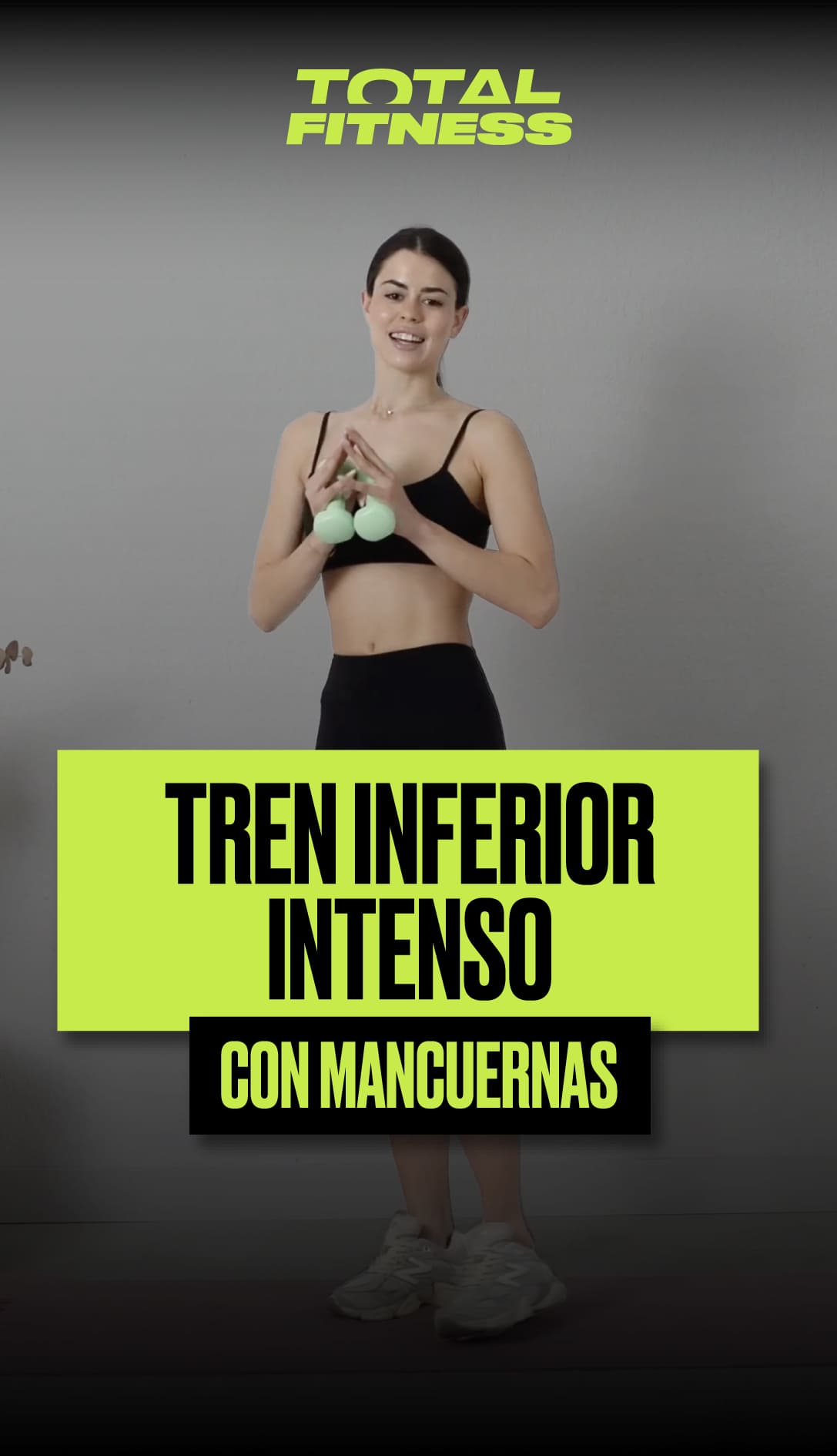 Tren inferior intenso con mancuernas