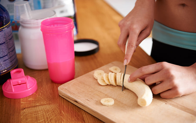 Comidas antes y después de entrenar