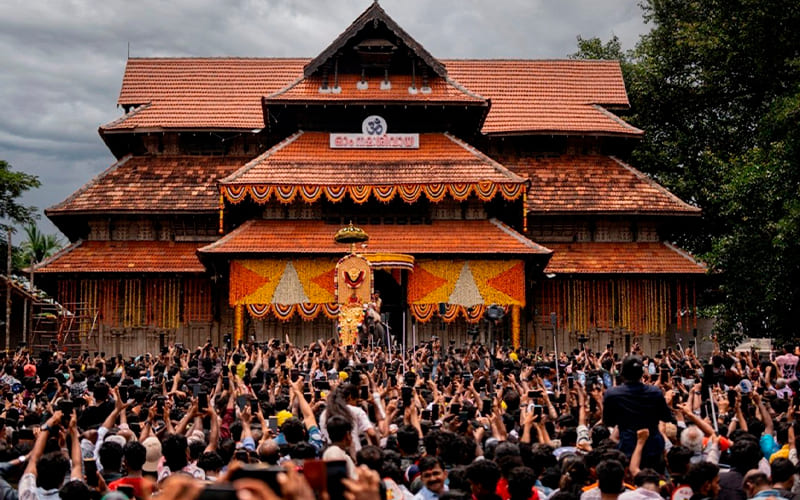 Conoce la tradición del Thrissur Pooram