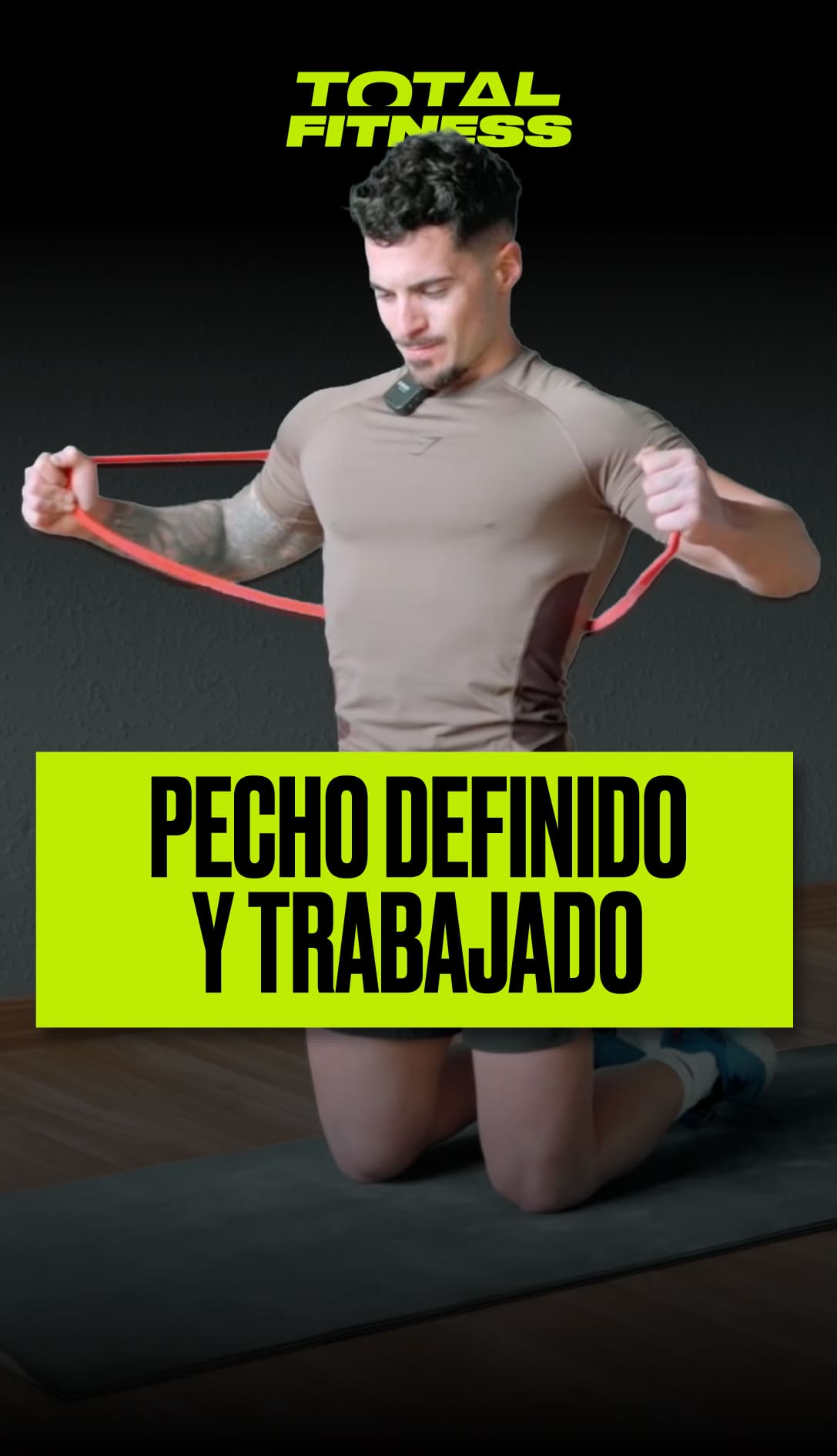 Pecho definido y trabajado