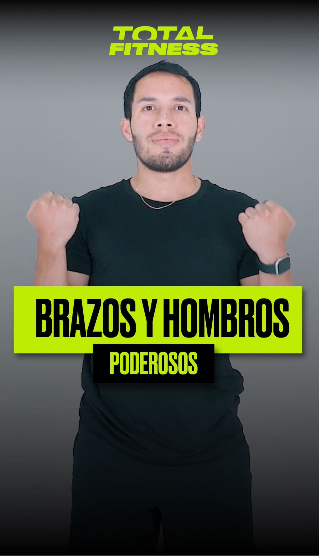 Brazos y hombros poderosos