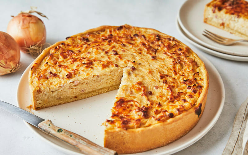 Receta del Mundo: zwiebelkuchen