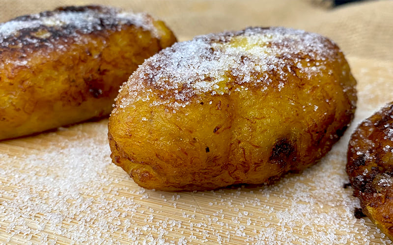 Receitas do Mundo: Rellenitos de Banana-da-Terra