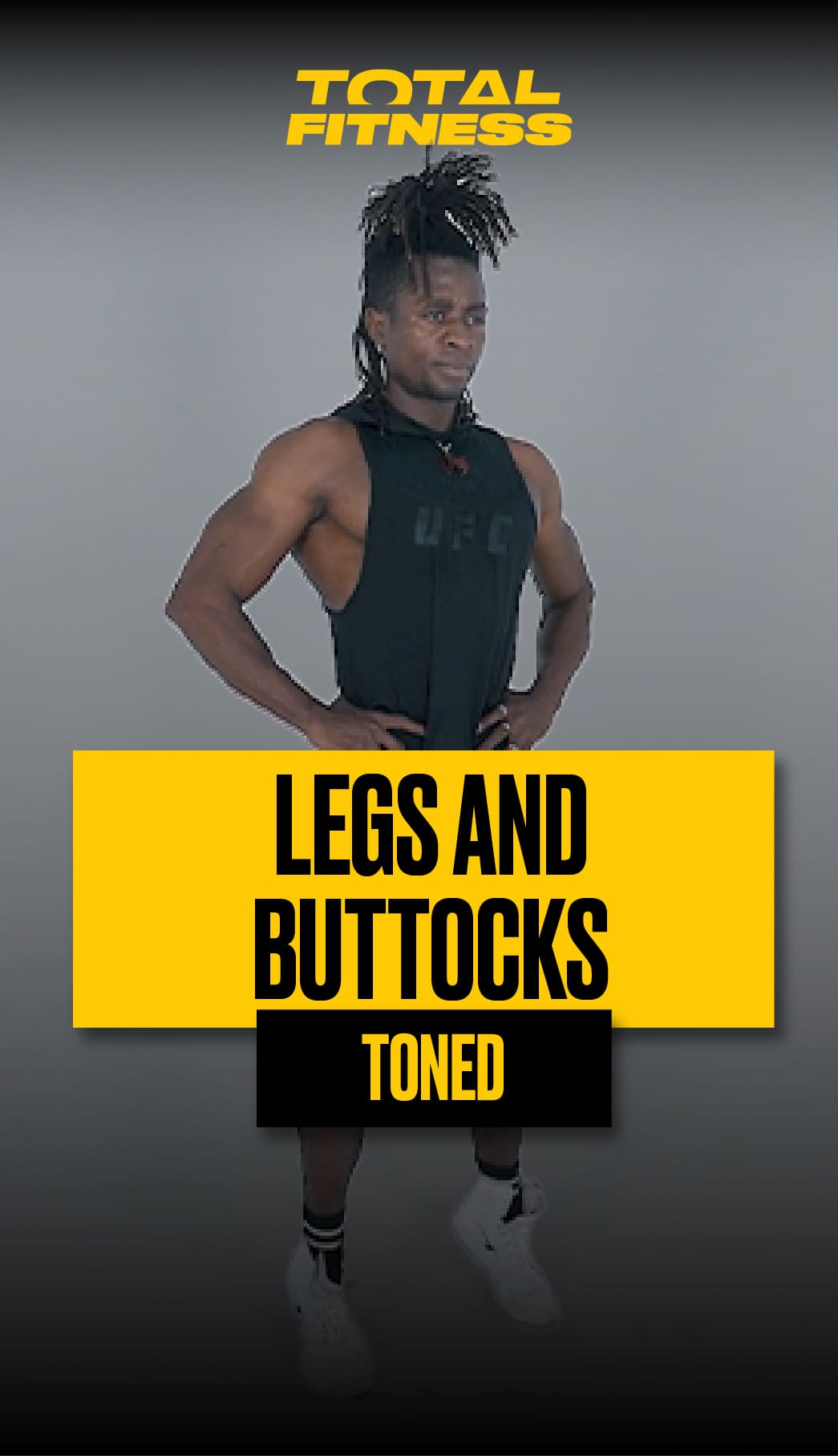 Toned legs and buttocks