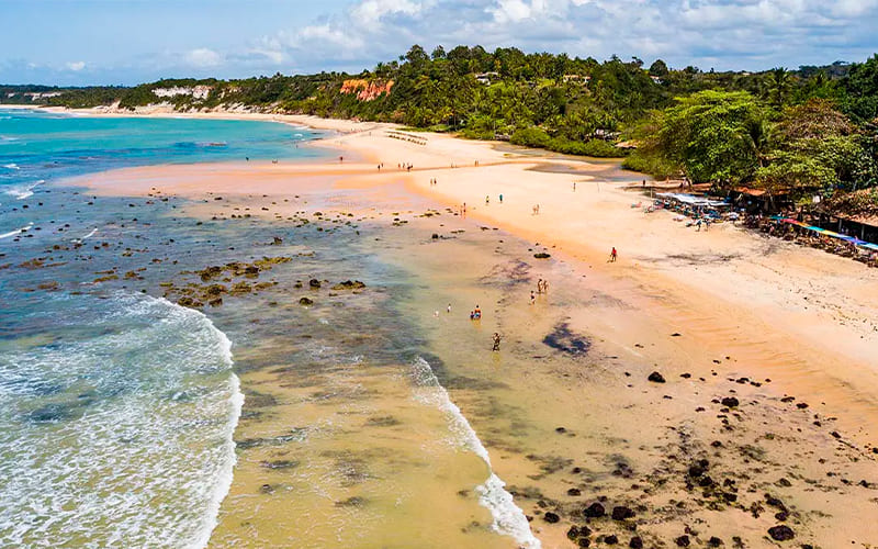 Praia do Espelho: um dos cenários mais deslumbrantes da Bahia