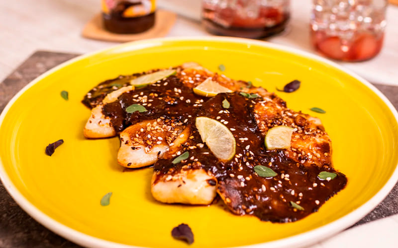 Receita do mundo: Suprema ao Mole de Hibisco