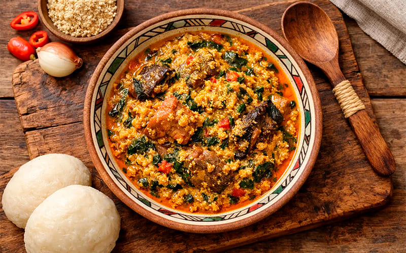 Recetas del mundo: Sopa egusi