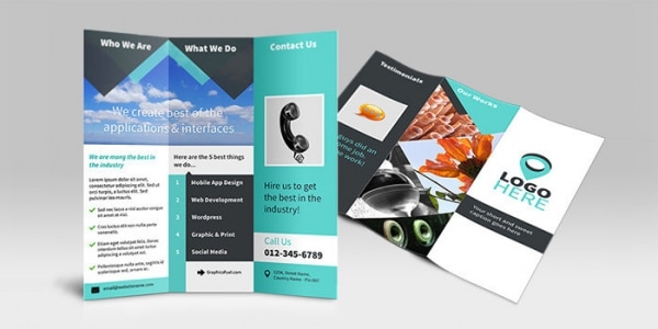 Brochura-grátis-Tri-Fold-PSD