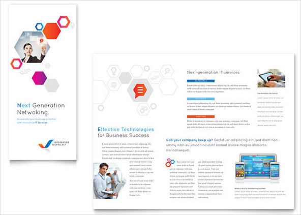 Templates de Brochura Tri-Fold Gratuito