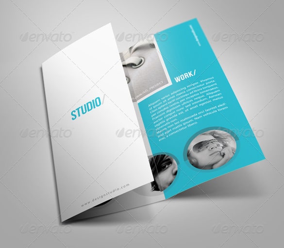 Modelo de PSD Tri-Fold Limpo