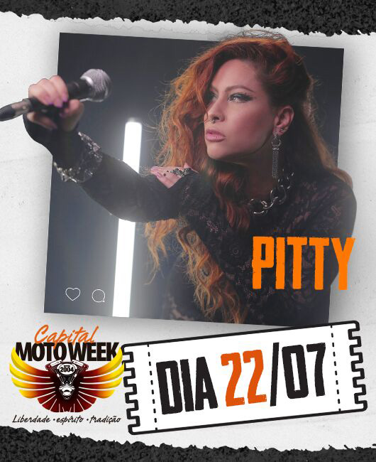 Capital Moto Week em Brasília - Pitty