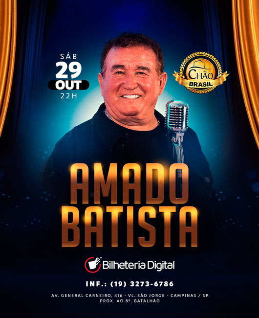 Amado Batista No Chão Brasil em Campinas