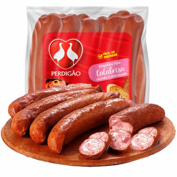 LINGUIÇA PERDIGÃO TIPO CALABRESA DEFUMADA KG DELIVERY ALABARCE