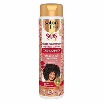 Condicionador Salon Line Sos Ricino E Queratina 300ml Kimi