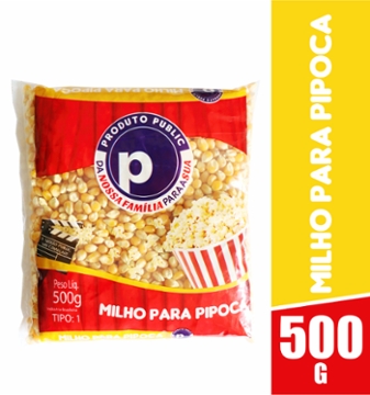 Milho para Pipoca Public 500g