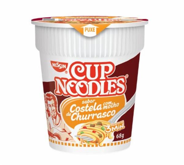 MACARRÃO INSTANTÂNEO NISSIN MIOJO CUP NOODLES COSTELA 68G Porto Seguro