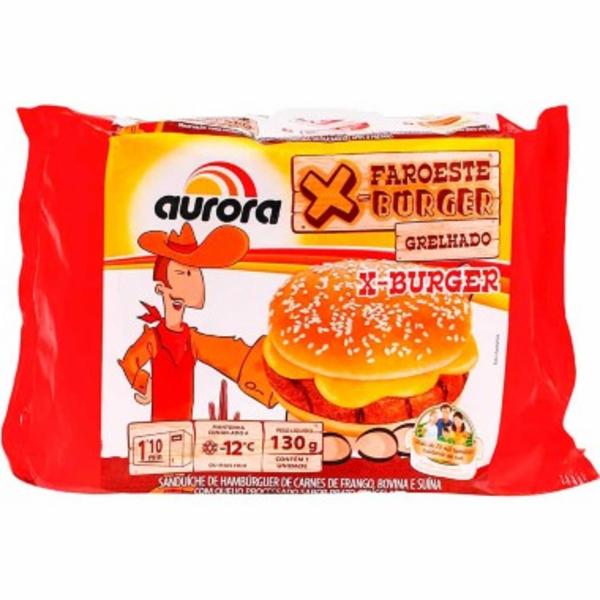 LANCHE CONG AURORA 130G FAROESTE XB BURGER Porto Seguro