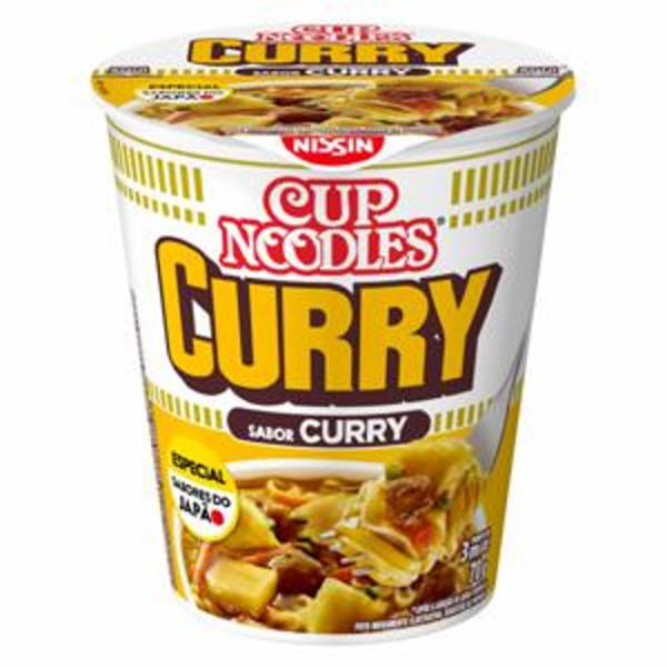MACARRÃO INSTANTÂNEO NISSIN MIOJO CUP NOODLES CURRY 70G Porto Seguro