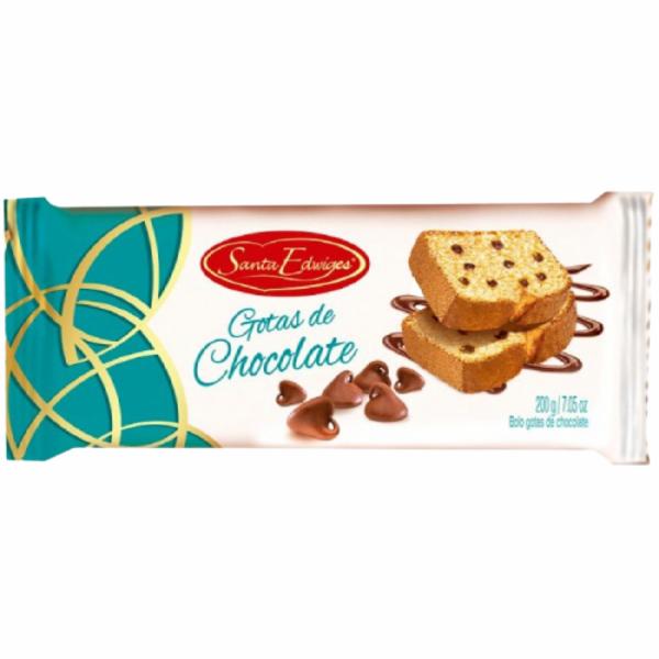 BOLO SANTA EDWIGES 200G GOTAS CHOC Porto Seguro