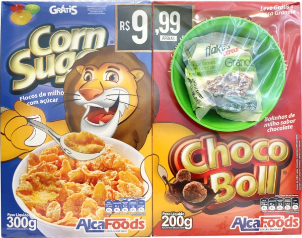 KIT CEREAL MATINAL 500G CHOCOBOL/CORNSUGAR  (7897393605249)