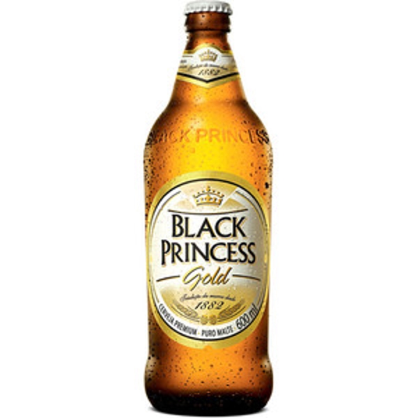CERVEJA BLACK PRINCESS 600ML GOLD GARRAFA (7898377660575)