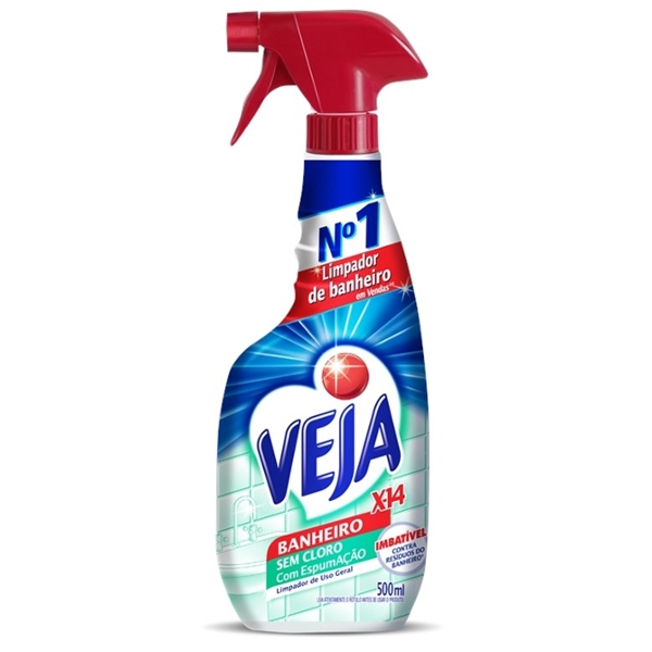 Limp Geral Veja X-14 Banheiro 500Ml Pulv Limp Geral X-14 Banheiro Pulv (7898024830191)