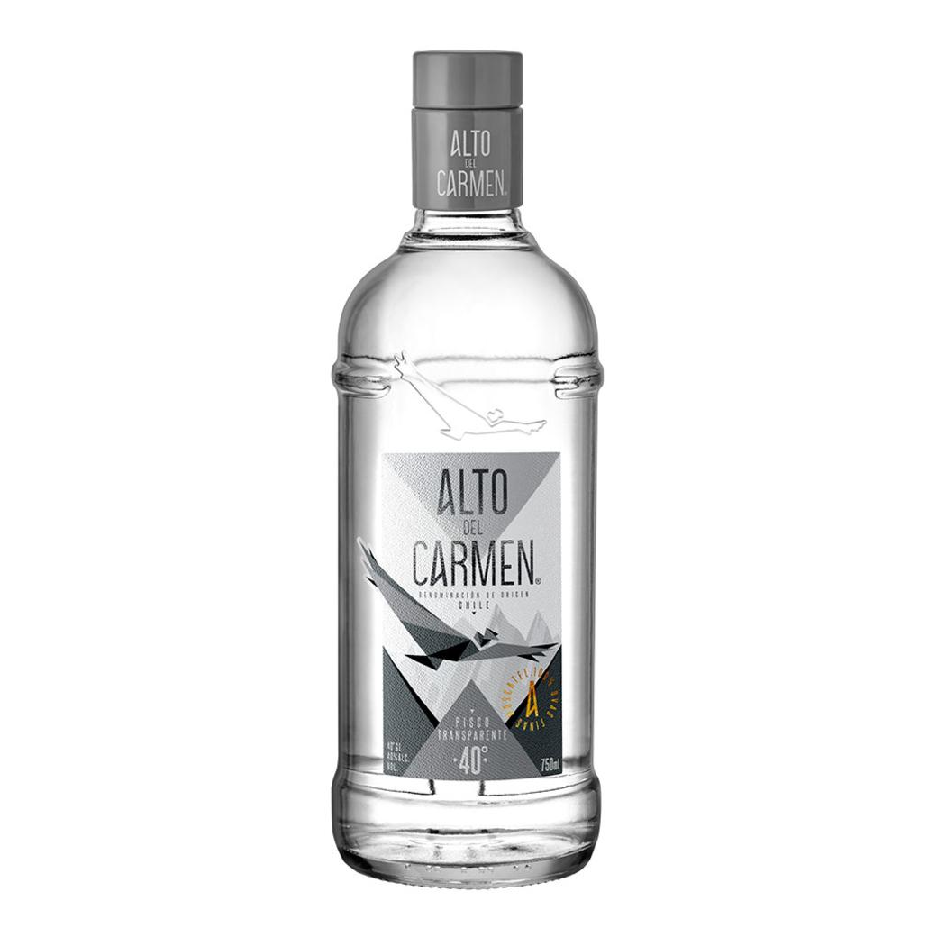 Pisco Alto del Carmen Transparente 750cc 40º alc.