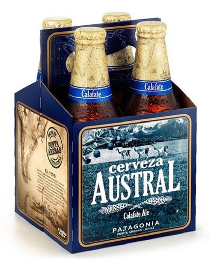 4x Cerveza Austral Calafate en Botellas 330cc