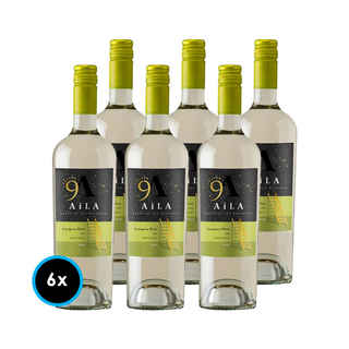 Imagen de CAJA AILA HEAVEN GR (Sauvignon Blanc): 6x Vino Aila Heaven Gran Reserva Sauvignon Blanc 750cc